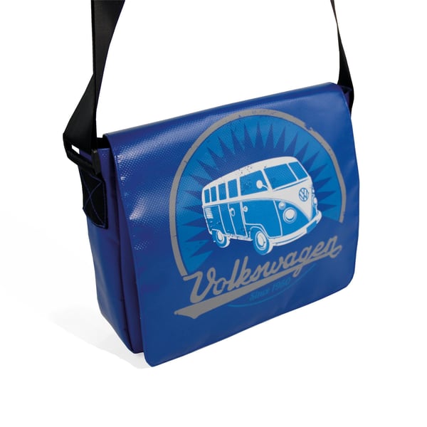 Schultertasche VW Collection mit Motiv VW Bulli T1