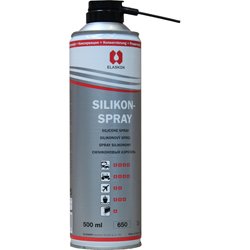 Silikonspray Elaskon 500 ml zur Schmierung, Pflege, Wartung von Gummi, Metall und mehr von Elaskon