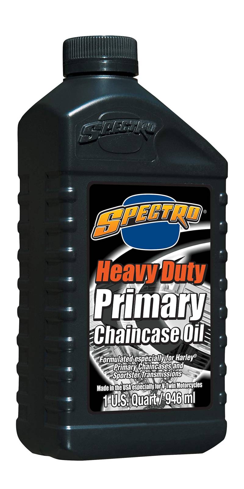 Spectro mineralisches Primärkasten- & Getriebeöl für alle Harleys mit Primärkettenantrieb und Sportster-Getriebe von Spectro Oil