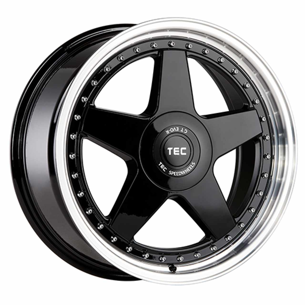 TEC-SPEEDWHEELS GT EVO black polished lip 8.0Jx18 5x112 ET35