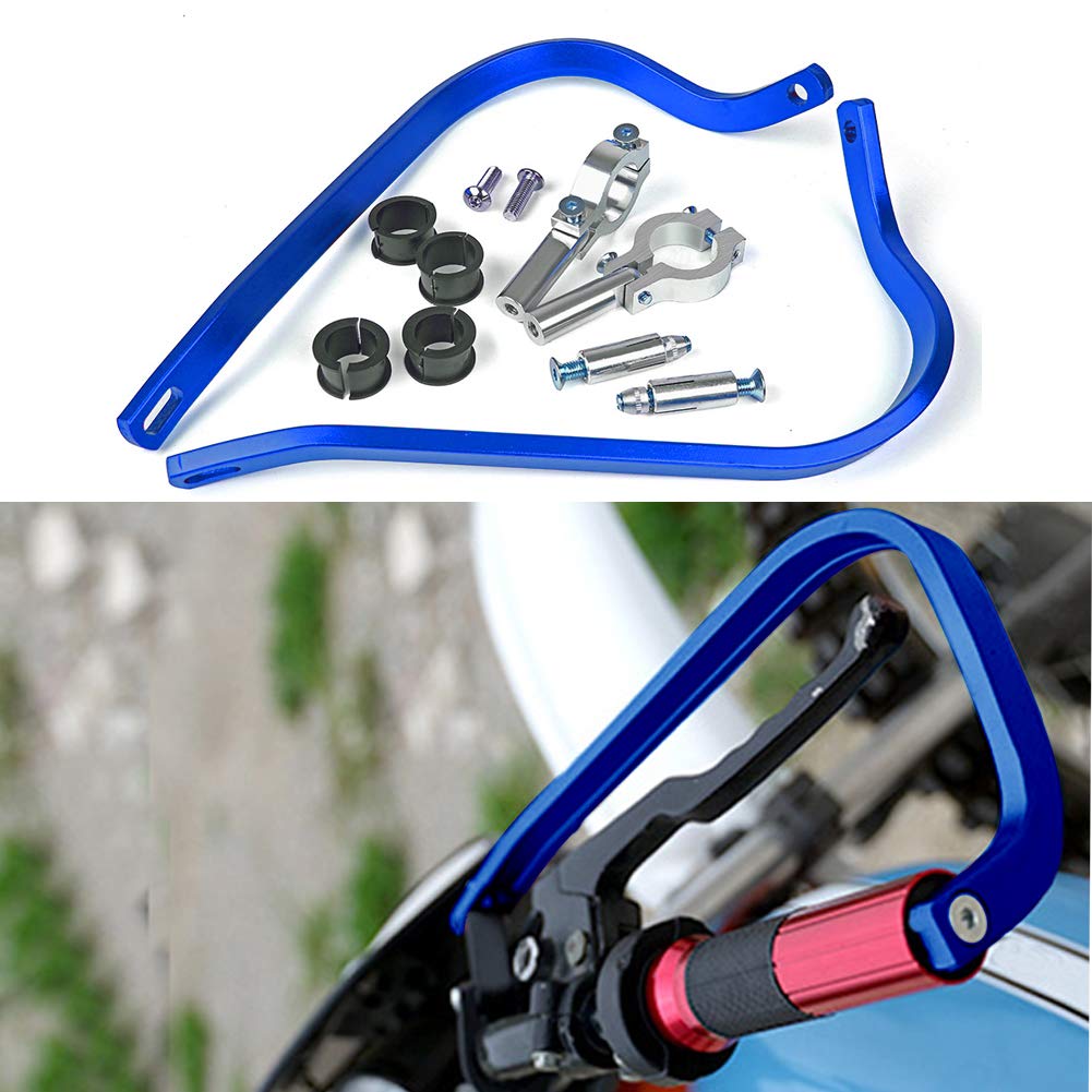 Triclicks 22mm 7/8" Universal Motorrad Handschützer Für Dirt Bike MX ATV (Blau-A) von Triclicks