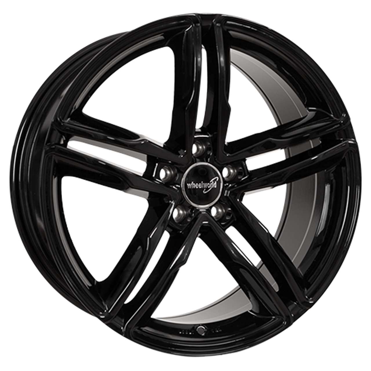 WHEELWORLD-2DRV WH11 schwarz glänzend lackiert 7.5Jx17 5x112 ET37