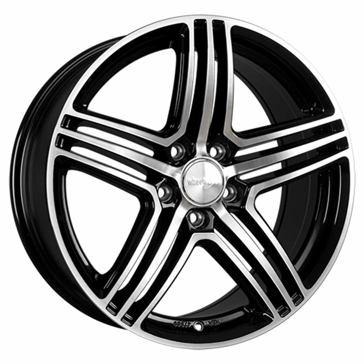 WHEELWORLD-2DRV WH12 black full machined 8.0Jx18 5x112 ET35