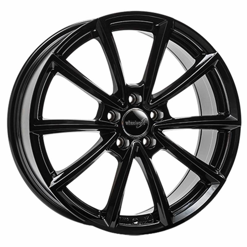 WHEELWORLD-2DRV WH28 schwarz glänzend lackiert 7.5Jx17 5x112 ET45