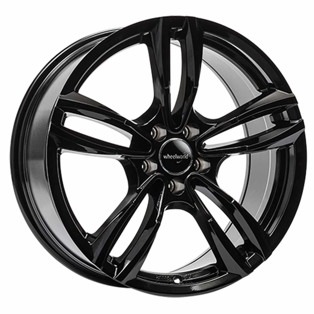 WHEELWORLD-2DRV WH29 schwarz glänzend lackiert 8.5Jx18 5x112 ET26