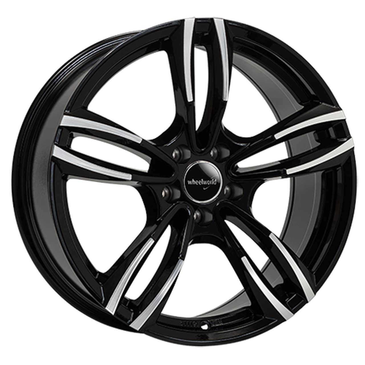 WHEELWORLD-2DRV WH29 schwarz hochglanzpoliert 8.5Jx18 5x112 ET45