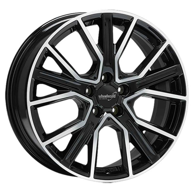 WHEELWORLD-2DRV WH34 schwarz hochglanzpoliert 8.5Jx20 5x112 ET30