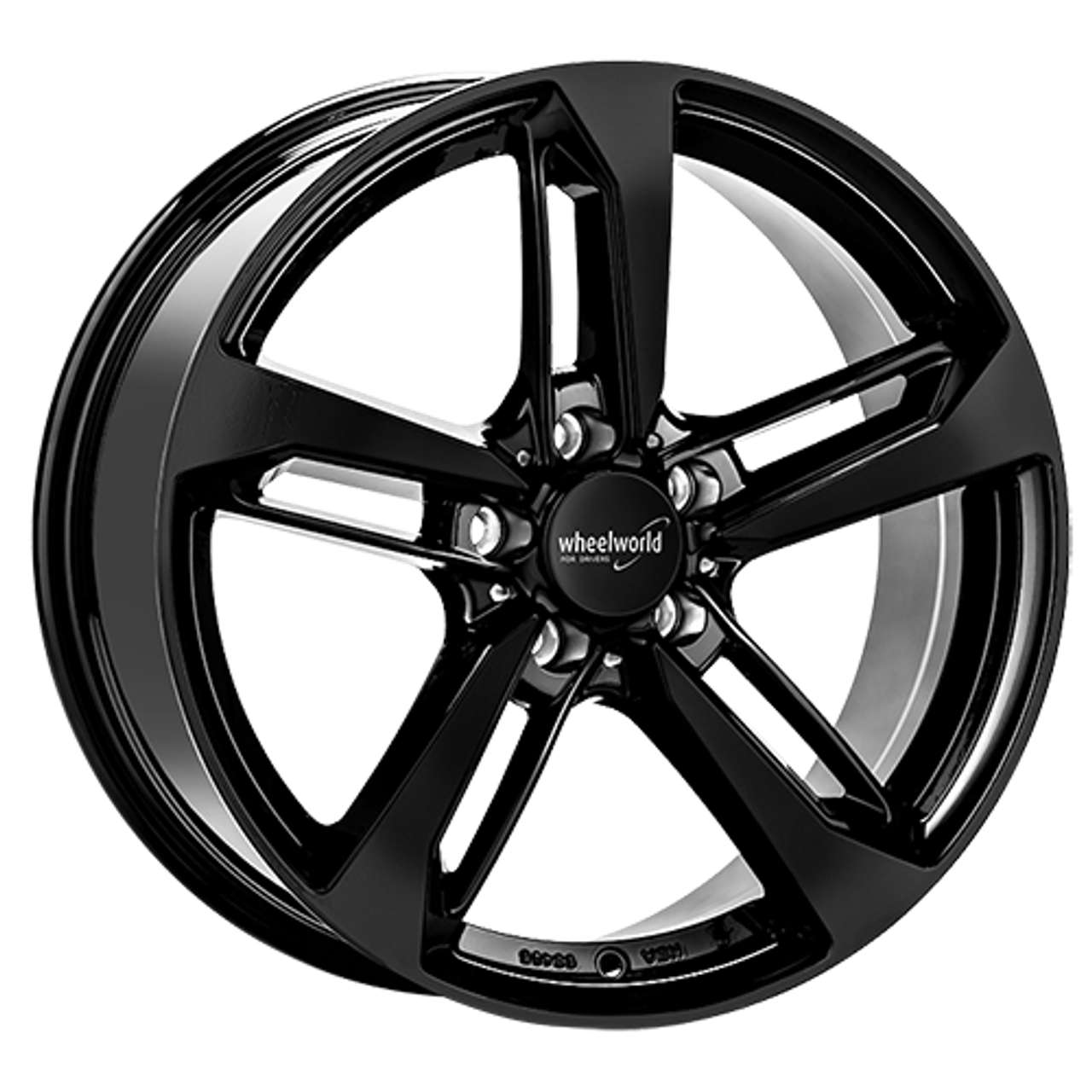 WHEELWORLD-2DRV WH36 black glossy painted 8.5Jx19 5x112 ET48