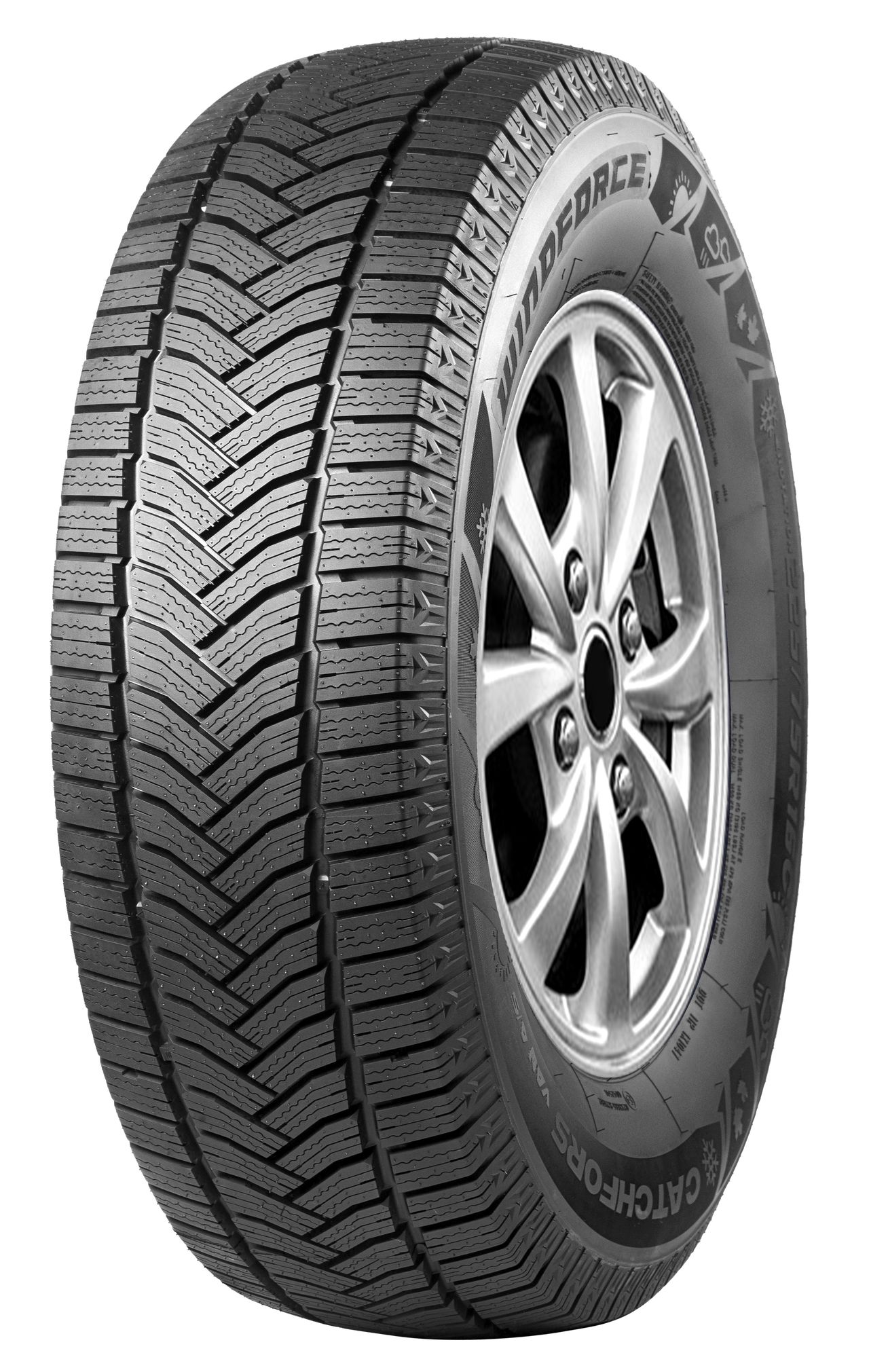 WINDFORCE CATCHFORS VAN A/S 195/70R15C 104R BLK