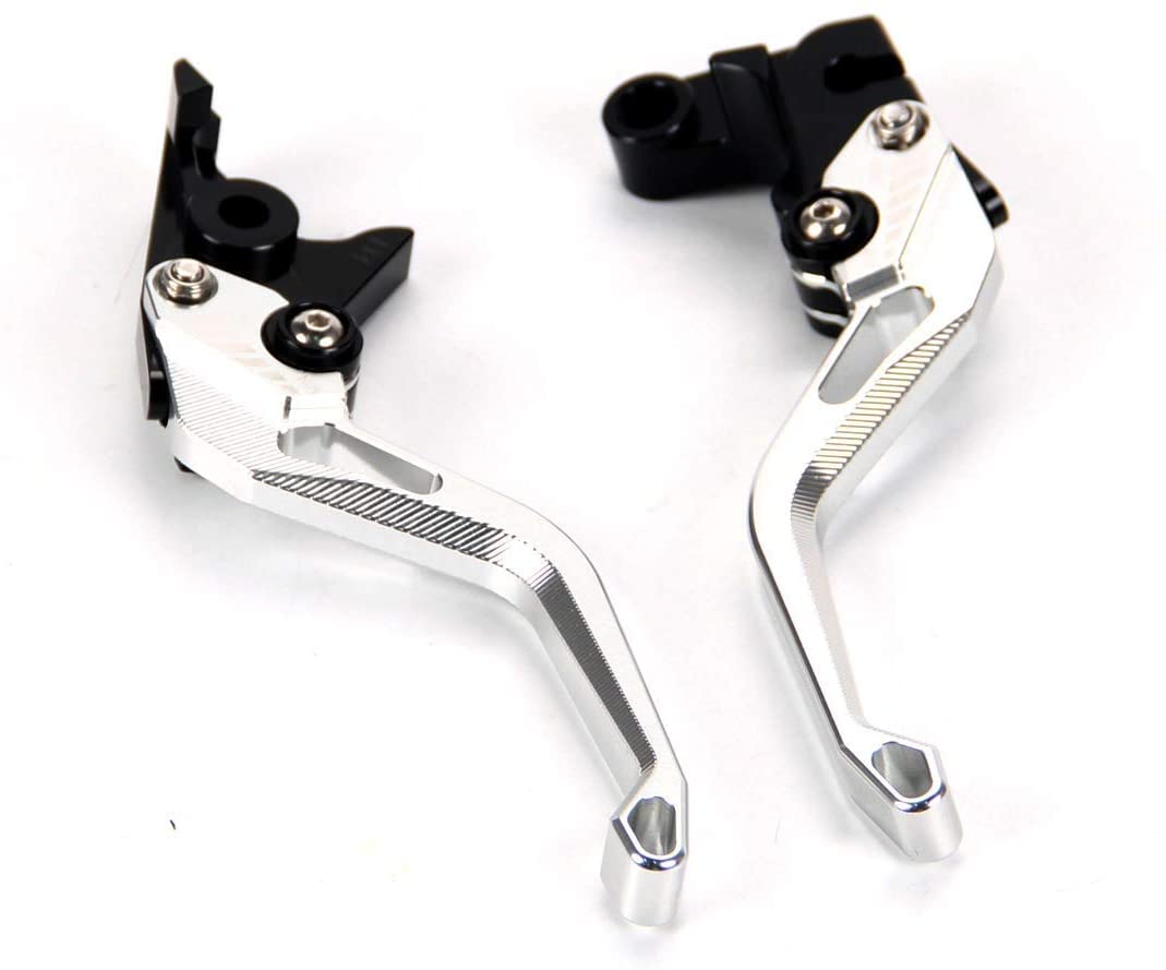 Auzkong Brems Kupplungshebel für Triumph Daytona 955i 1997-2003 SPEED TRIPLE 955 EFI 1997-2003 SPRINT RS 955 1999-2003 (Silber) von Auzkong