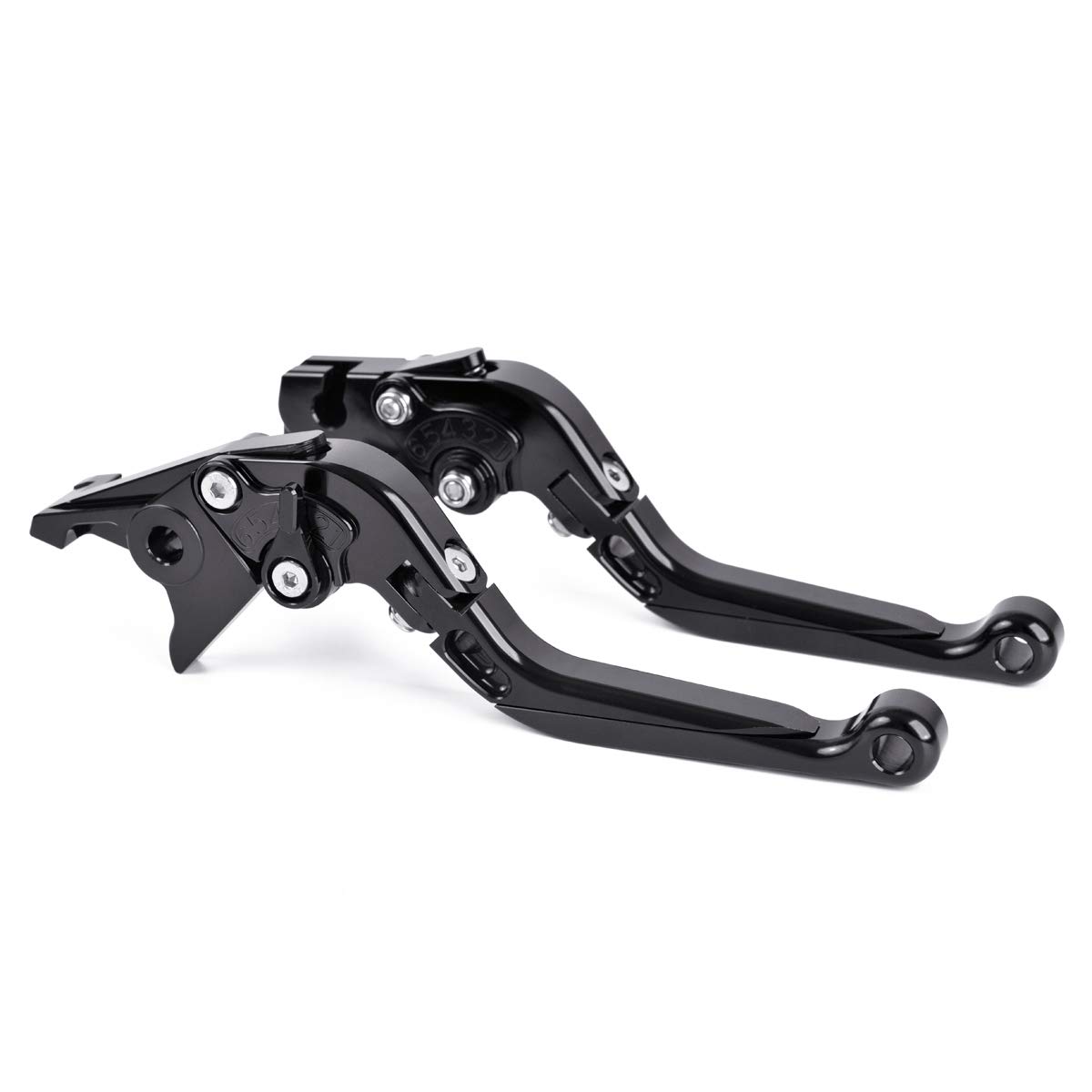 Bremshebel Klappbar Kupplungshebel Skalierbar CNC Motorrad Hebel für Ducati MONSTER 900 (1994-1999), 748/916/916SPS (1994-1998), MONSTER 400 (1999-2003) Schwarz von Auzkong