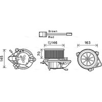 Elektromotor, Innenraumgebläse AVA COOLING CN8294 von Ava Cooling