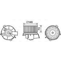 Elektromotor, Innenraumgebläse AVA COOLING CN8300 von Ava Cooling