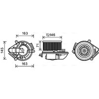 Elektromotor, Innenraumgebläse AVA COOLING PE8504 von Ava Cooling