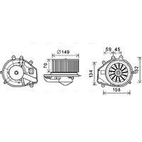 Elektromotor, Innenraumgebläse AVA COOLING VN8352 von Ava Cooling