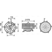 Innenraumgebläse AVA COOLING BW8478 von Ava Cooling