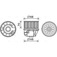 Innenraumgebläse AVA COOLING FD8631 von Ava Cooling