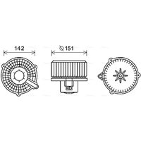 Innenraumgebläse AVA COOLING HY8399 von Ava Cooling