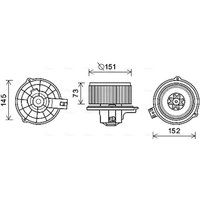 Innenraumgebläse AVA COOLING KA8266 von Ava Cooling