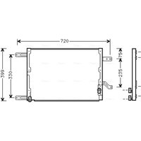 Kondensator, Klimaanlage AVA COOLING AL5080 AVA von Ava Cooling