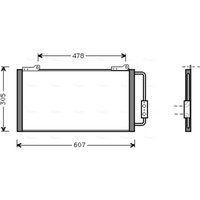 Kondensator, Klimaanlage AVA COOLING AU5139 AVA von Ava Cooling