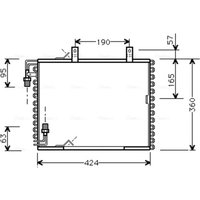 Kondensator, Klimaanlage AVA COOLING BW5147 von Ava Cooling