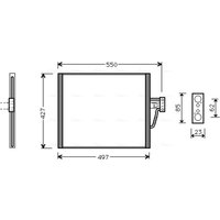 Kondensator, Klimaanlage AVA COOLING BW5213 AVA von Ava Cooling