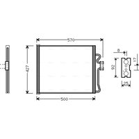 Kondensator, Klimaanlage AVA COOLING BW5214 AVA von Ava Cooling