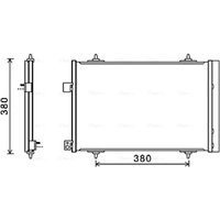 Kondensator, Klimaanlage AVA COOLING CNA5274D AVA von Ava Cooling