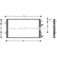 Kondensator, Klimaanlage AVA COOLING CR5051 von Ava Cooling