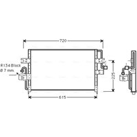 Kondensator, Klimaanlage AVA COOLING DN5166 von Ava Cooling