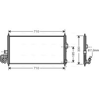 Kondensator, Klimaanlage AVA COOLING DN5201 AVA von Ava Cooling