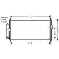 Kondensator, Klimaanlage AVA COOLING DN5270D AVA von Ava Cooling