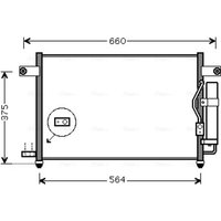 Kondensator, Klimaanlage AVA COOLING DW5049D AVA von Ava Cooling