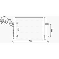 Kondensator, Klimaanlage AVA COOLING FD5647D AVA von Ava Cooling