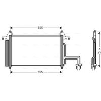 Kondensator, Klimaanlage AVA COOLING FT5253D AVA von Ava Cooling