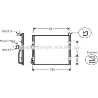 Kondensator, Klimaanlage AVA COOLING HD5089 AVA von Ava Cooling