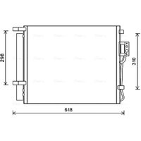 Kondensator, Klimaanlage AVA COOLING HY5310D von Ava Cooling