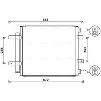 Kondensator, Klimaanlage AVA COOLING JR5053D von Ava Cooling