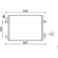 Kondensator, Klimaanlage AVA COOLING JRA5048 von Ava Cooling