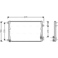 Kondensator, Klimaanlage AVA COOLING LC5071 von Ava Cooling