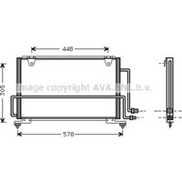 Kondensator, Klimaanlage AVA COOLING MZ5108 von Ava Cooling