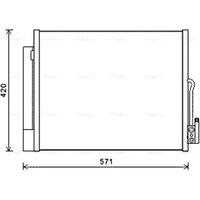 Kondensator, Klimaanlage AVA COOLING OL5560D AVA von Ava Cooling