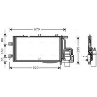 Kondensator, Klimaanlage AVA COOLING OLA5370D AVA von Ava Cooling