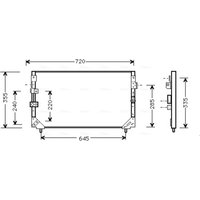 Kondensator, Klimaanlage AVA COOLING TO5225 von Ava Cooling