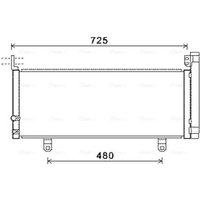 Kondensator, Klimaanlage AVA COOLING TO5595D von Ava Cooling