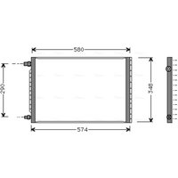 Kondensator, Klimaanlage AVA COOLING UV5009 von Ava Cooling