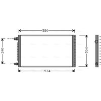 Kondensator, Klimaanlage AVA COOLING UV5011 AVA von Ava Cooling