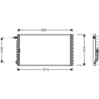 Kondensator, Klimaanlage AVA COOLING UV5012 AVA von Ava Cooling