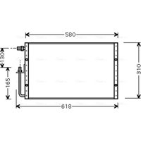 Kondensator, Klimaanlage AVA COOLING UV5097 AVA von Ava Cooling